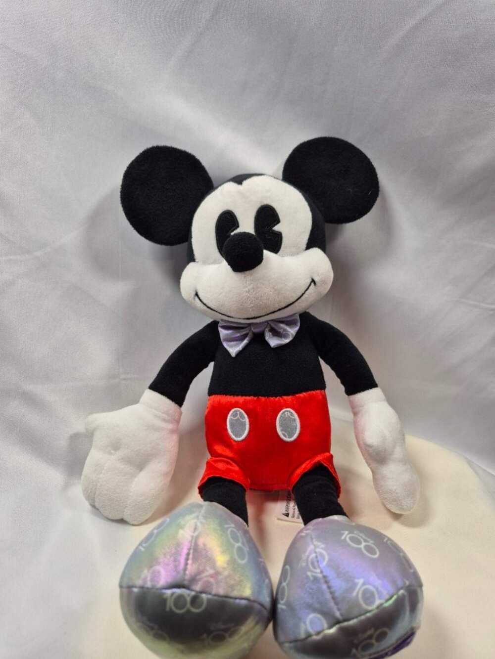 Disney 100 Years of Wonder Mickey Mouse Plush Anniversary Just Play